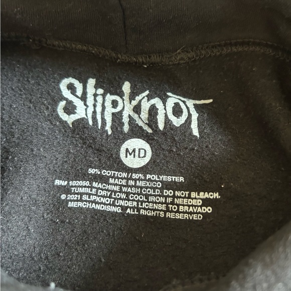 Slipknot 2021 tour hoodie with blue graphic - Picture 8 of 8